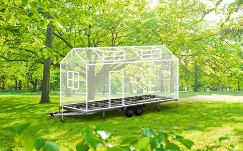 The AL-KO chassis offer exactly what Paul needs for his tiny houses. | © AL-KO